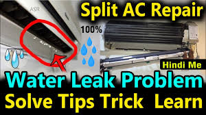 split ac indoor water leaking how how