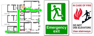 evacuation plans fire escape plan