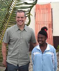 Matt damon's charity work is working towards a global change in poverty. Matt Damon Co Founder Water Org