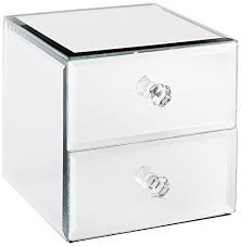 allure by jay mirror jewelry box with 2