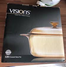 Visions 3 25l Ceramic Glass Casserole
