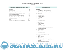 U S Chart No 1 Symbols Abbreviations And Terms Used On
