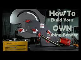 how to build a tubing bender