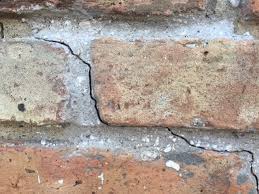 Use the appropriate mortar for your stone and, mix according to manufactures instructions. Brick Cracks Sign Of House Foundation Damage Hd Foundations