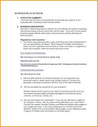 Executive Summary Of Business Plan Executive Summary Template For