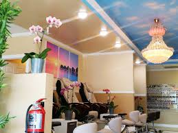 the beauty nail salon relaxing place