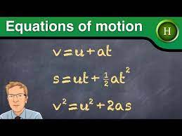 Equations Of Motion Higher Physics