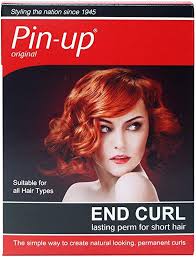 Use bobby pins to lift the curls and style individual pieces into a woven pattern that adds volume and texture to even the finest hair. Pin Up End Curl Perm For Short Hair Amazon Co Uk Beauty