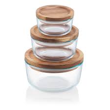 Glass Food Storage Container Set