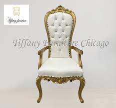 Wood Throne Chair
