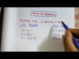 How To Balance C6h12o6 O2 Co2 H2o