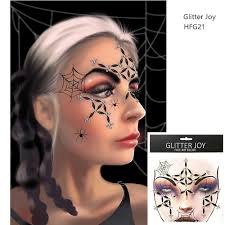 1pc spider web makeup kit face jewelry