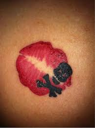 deadly lips skull tattoo fmag com