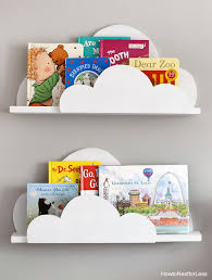 Diy Cloud Bookshelf Ledges Kids