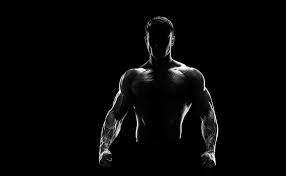 bodybuilder silhouette hd wallpaper