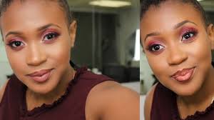 pink eyeshadow for brown skin makeup