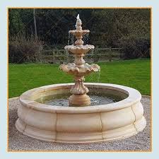 Traditional Brown Outdoor Stone Water