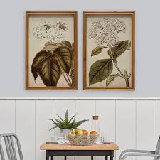 Simple Botanics Wood Framed Wall Art