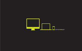 Wallpaper : text, logo, MacBook, yellow ...