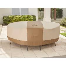 Hampton Bay Round Table Outdoor Patio