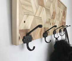 wood coat rack wall rustic coat rack