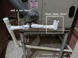 cleaning condensation line