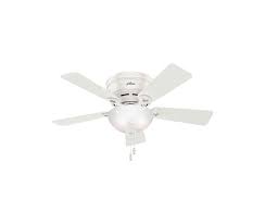 Hunter Fan Company 42 Inch Haskell Low Profile Ceiling Fan Light Fresh White 52138
