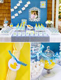 rubber ducky baby shower hostess