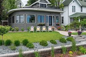front backyard landscape design in
