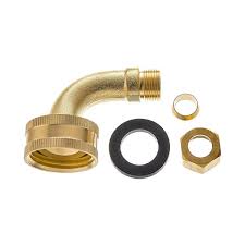 90 Degree Brass Elbow Adapter Fitting