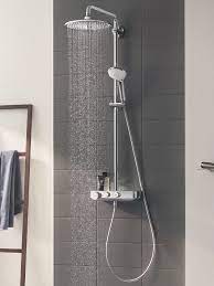 Our range of bathroom taps, showers, shower heads and kitchen mixer taps includes designs to suit all interior styles and budgets. Grohe Euphoria Smartcontrol Grohe Belgie Nv Badkamer Nieuwbouw Badkamer Modern Douches