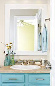 How To Frame A Bathroom Mirror Lowe S