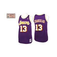 You\'ve got the signature purple and gold jersey with the exceptional lakers organization or the black and white from the san antonio spurs. Wilt Chamberlain Los Angeles Lakers Swingman Throwback Nba Mitchell And Ness Jersey Purple