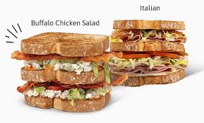 buffalo en salad club sandwich