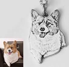 You'll find a wide variety of personalized necklaces in sterling silver, yellow gold, white gold, platinum, brass and stainless steel. Amazon Com Sterling Silver Dog And Cat Photo Necklace Personalized Pet Photo Pendant Custom Portrait Charm Birthday Gift Mothers Day Present Handmade
