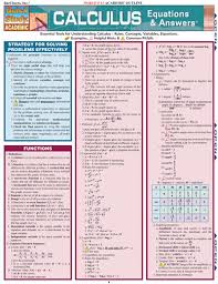 8108 44 Calculus Equations Answers Chart