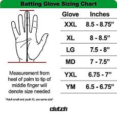 Clutch Sports Apparel Pro Series Baseball And Softball Batting Gloves