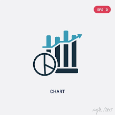 Two Color Chart Vector Icon From Smart