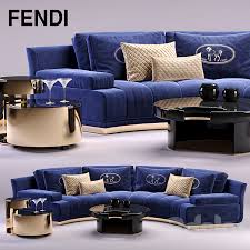 3dsky fendi artu round sectional sofa