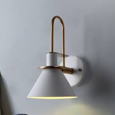 1 head funnel small wall lamp modern