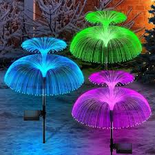 7 Colors Double Solar Jellyfish Light
