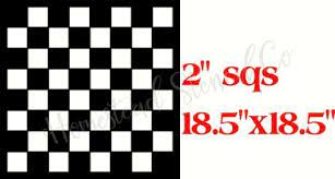 checker board stencil reusable