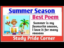 seasons are fun poems for kids you
