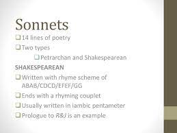 ppt sonnets powerpoint presentation
