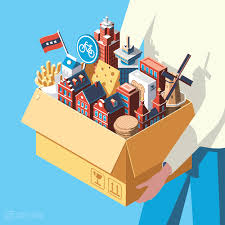Amsterdam In A Box 01 Graphic Illustration Illustration