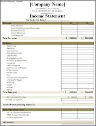 Income Statement Templates 29 Free Docs Xlsx Pdf