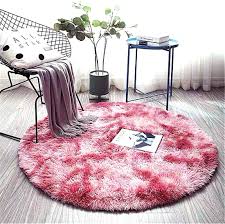 2024 round deep pile carpet living room