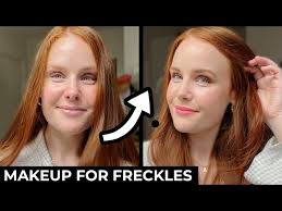 grwm makeup for red hair and freckles