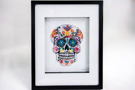 Sugar Skull Wall Art Quilling By Kath