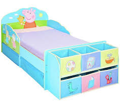peppa pig toddler bed with cube